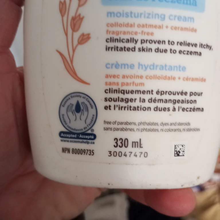 Aveeno Baby Eczema Care Moisturizing Cream 330 mL - photo 3