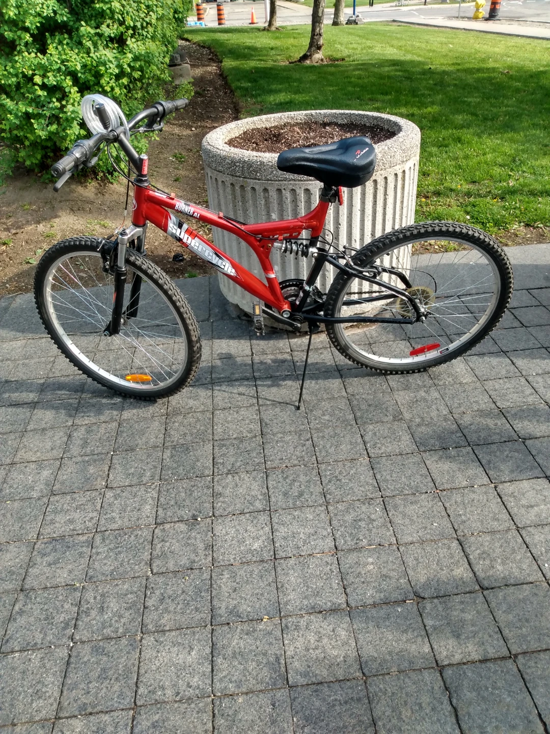Red 26" Supercycle Mountain Bike