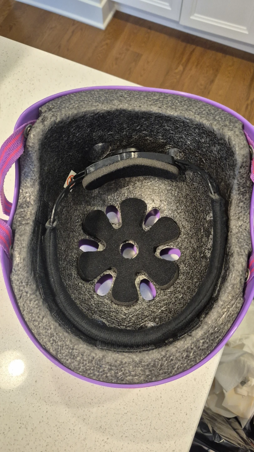 Micro Bike Scooter Helmet - Purple Floral - photo 4