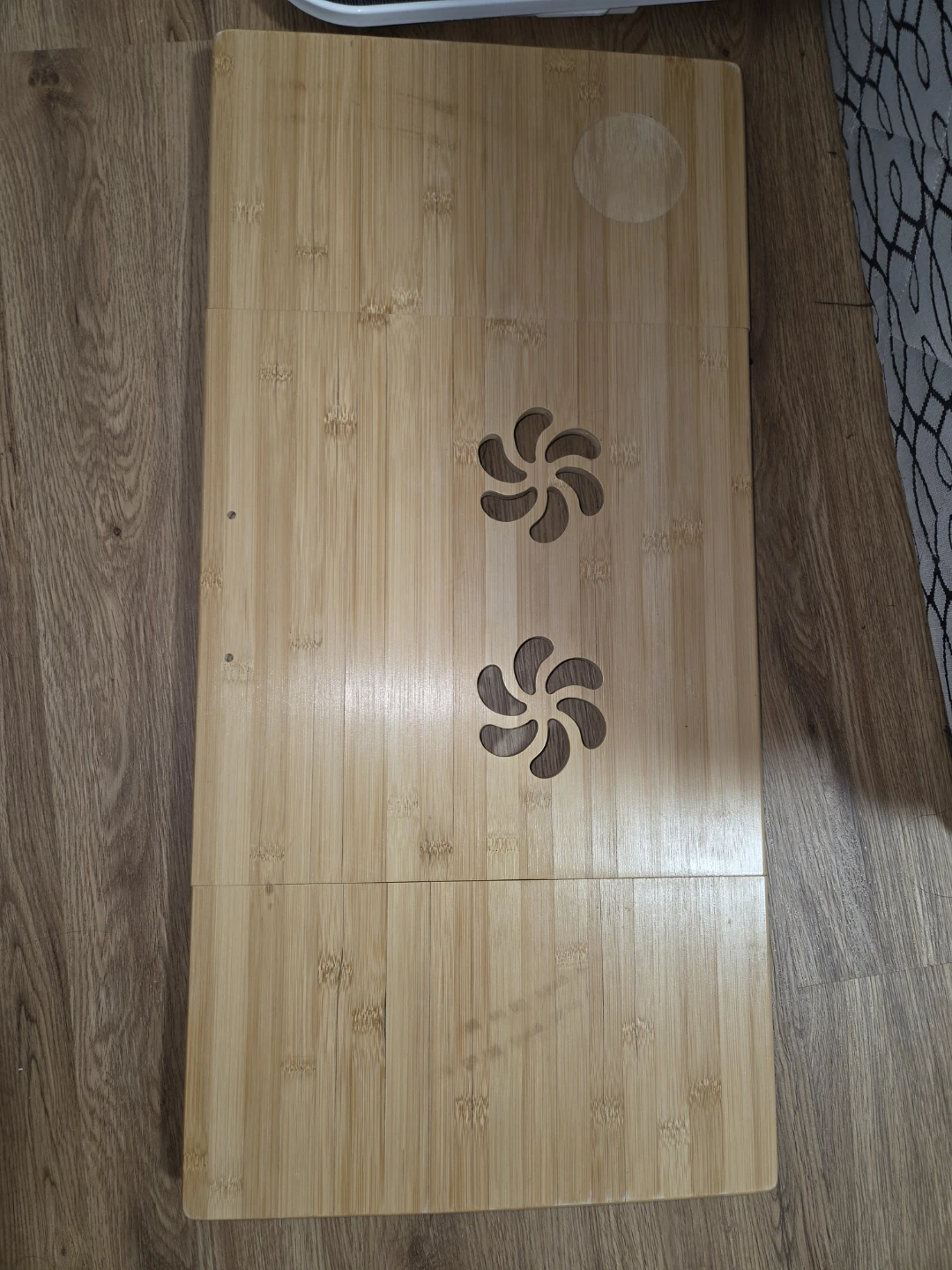 Bamboo Laptop Bed Tray Table - photo 2