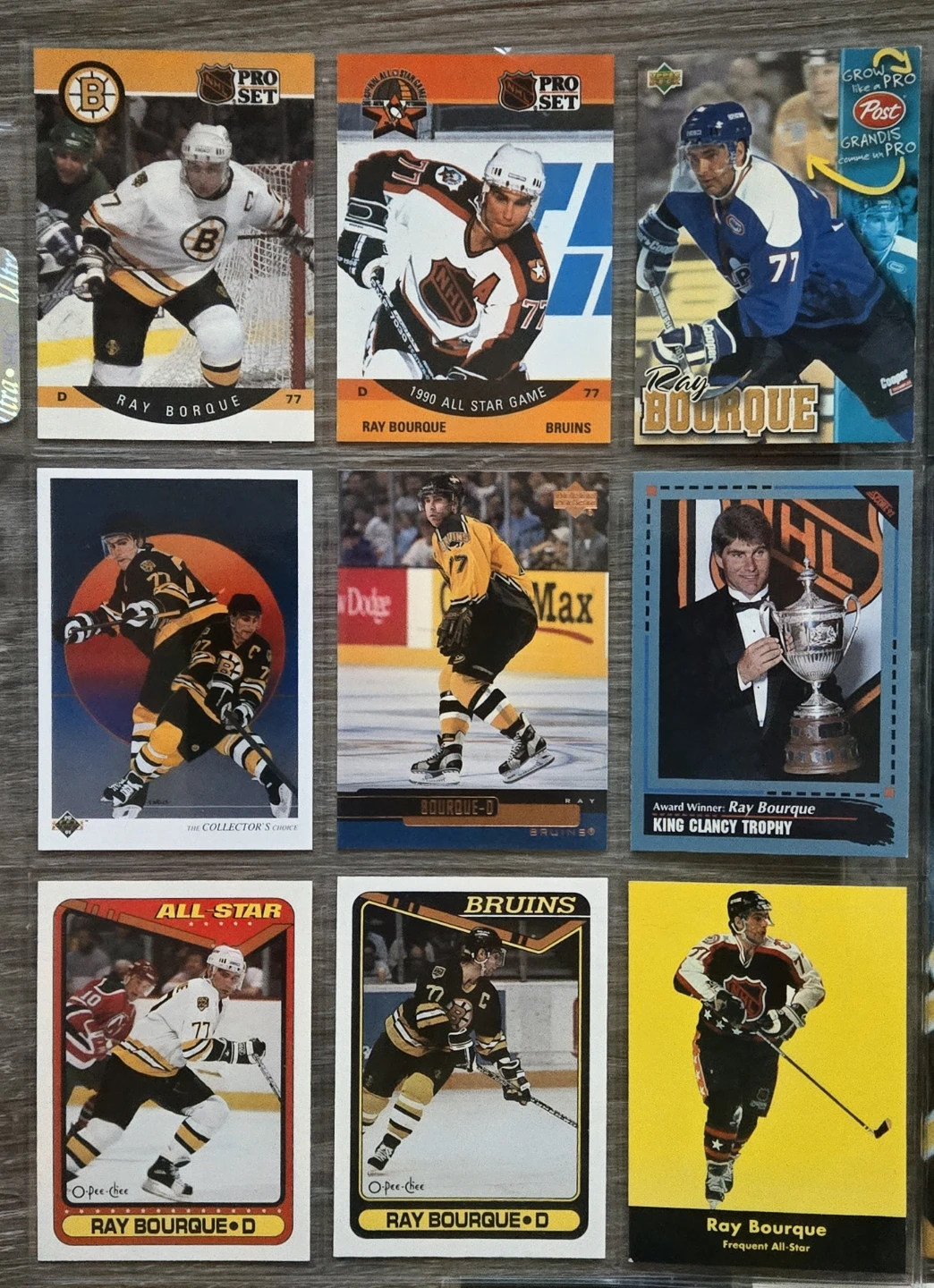 Ray Borque Card Collection-36 Nrmt-Mt Cards+Beckett - photo 4
