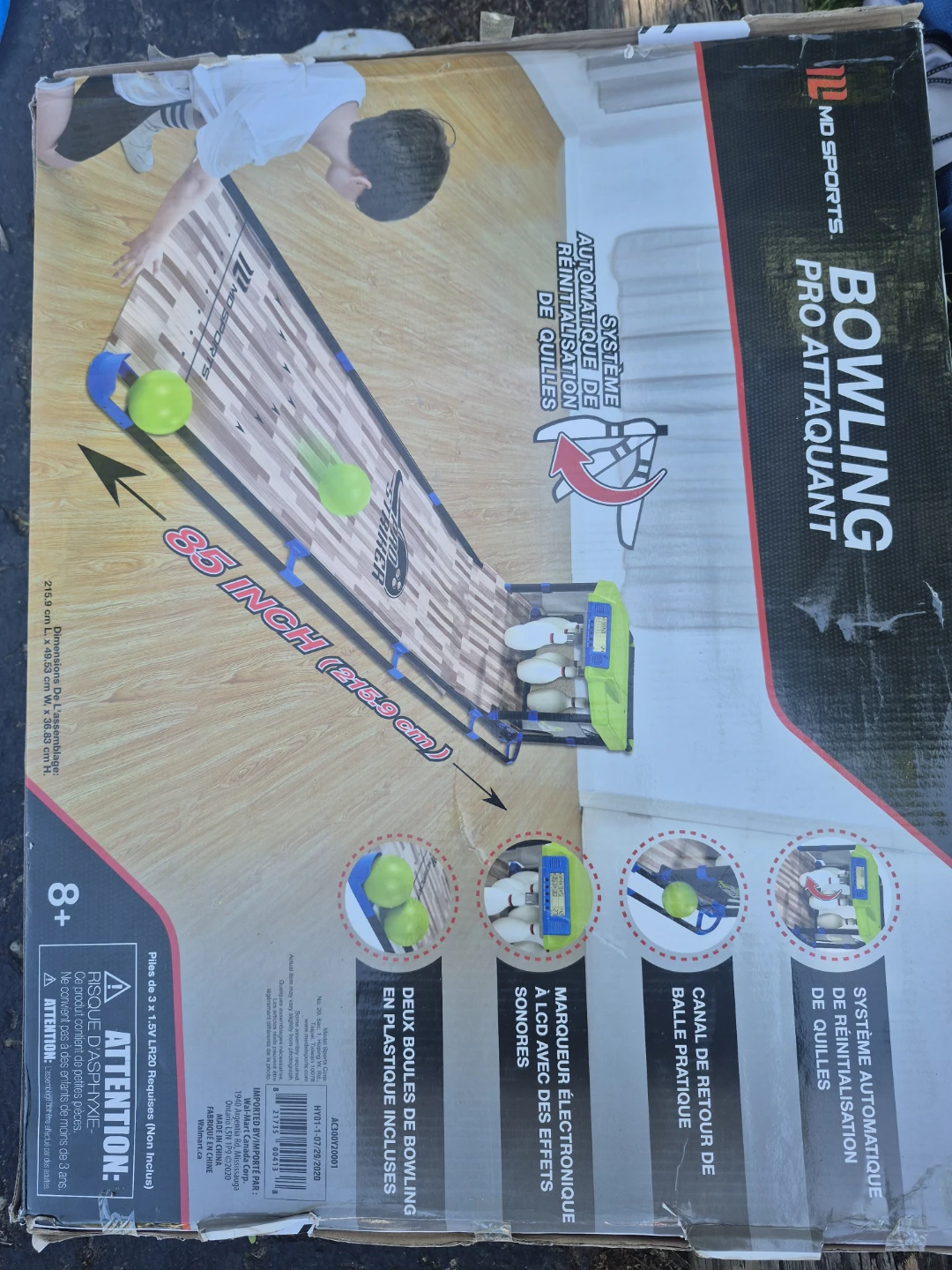 MD Sports Pro Striker 85 Inch Bowling Set - photo 2