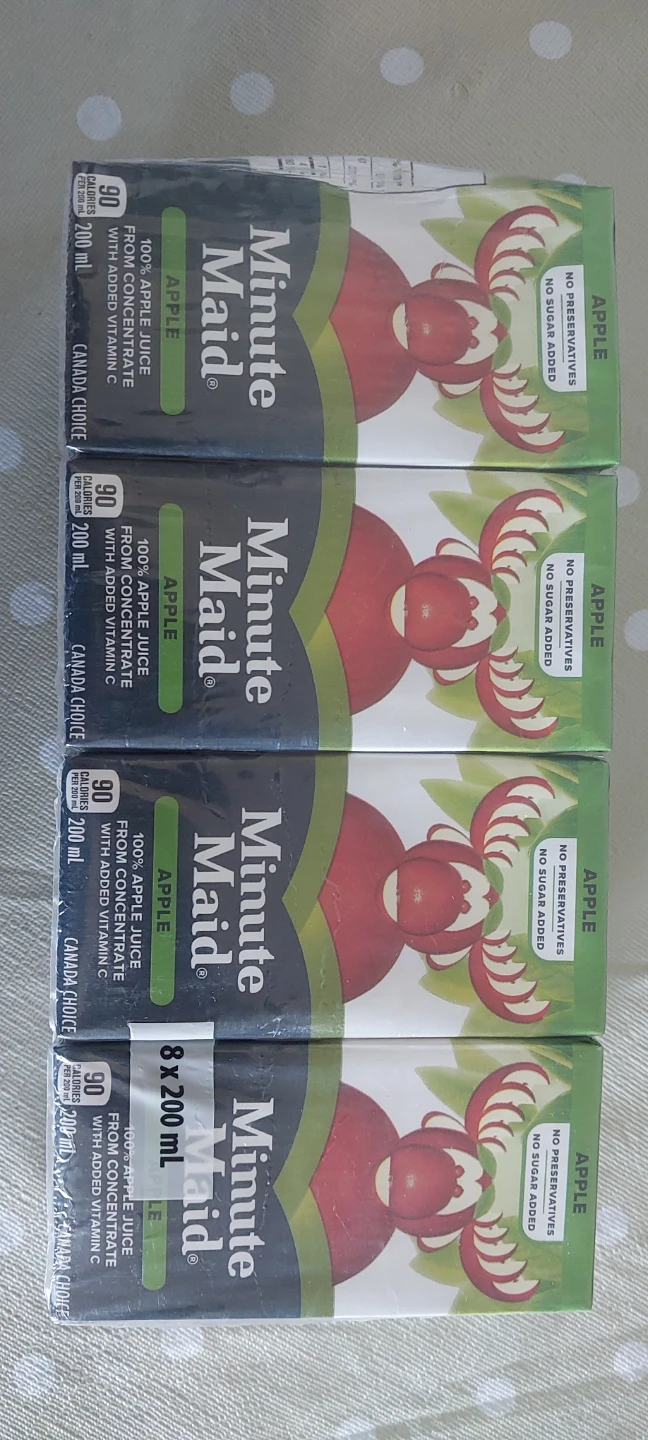 Minute Maid Apple Juice 8 x 200mL