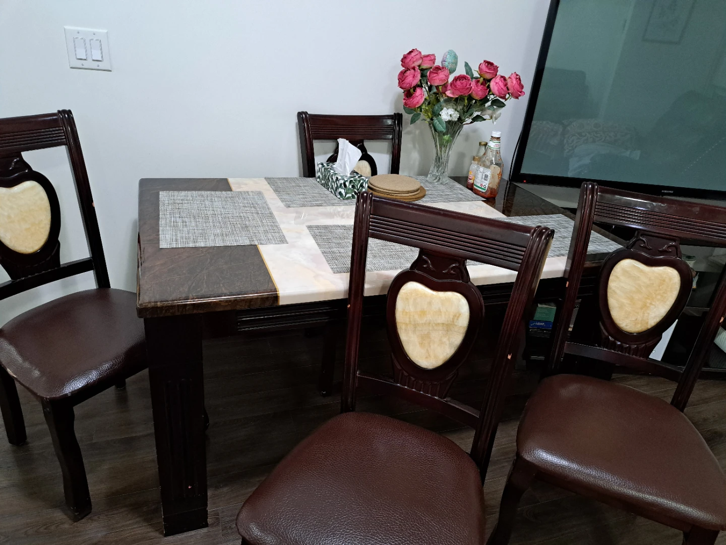 Dining Table and Chairs Set