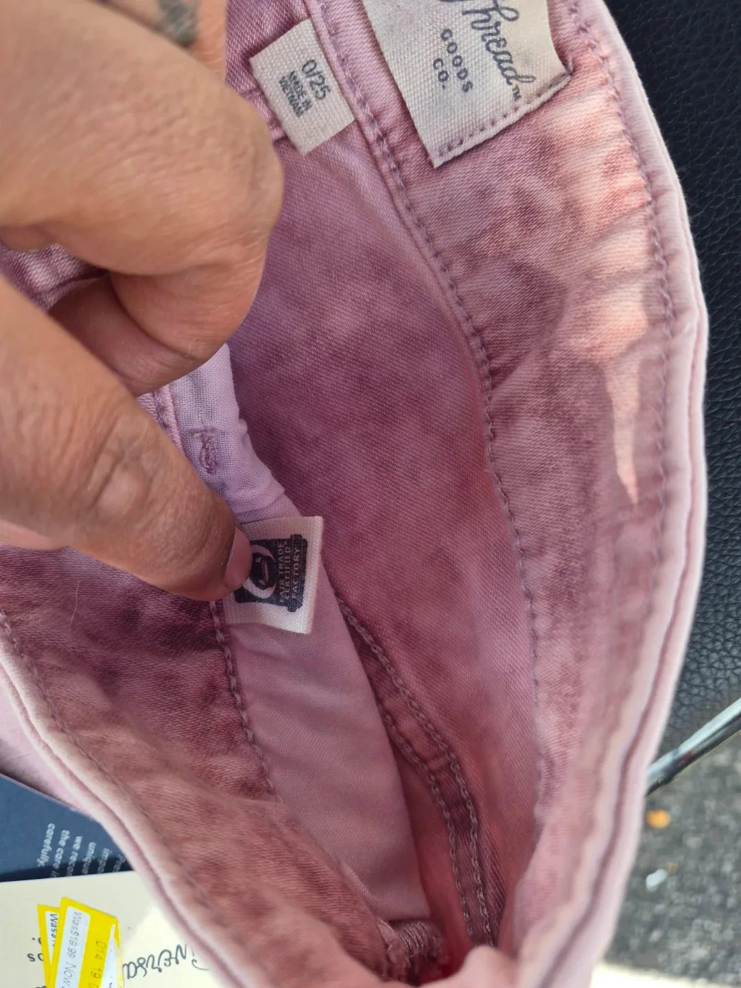 Universal Thread Pink Denim Shorts Size 0/25 - photo 5