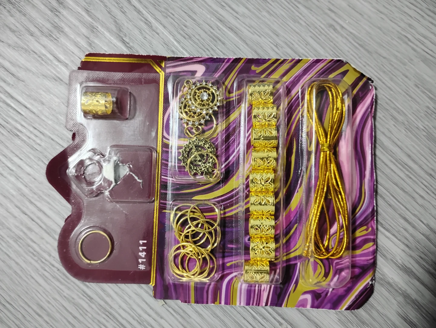 Gold Colored Jewelry Making Kit