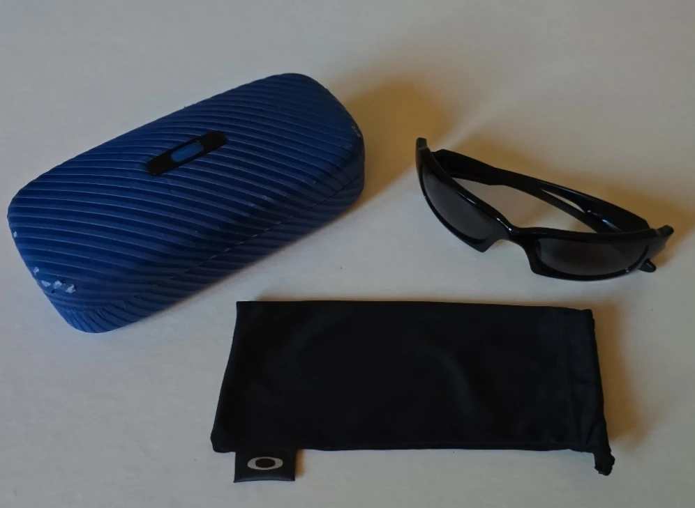 Authentic Oakley Fives Squared Sunglasses (Polished Black) - photo 3