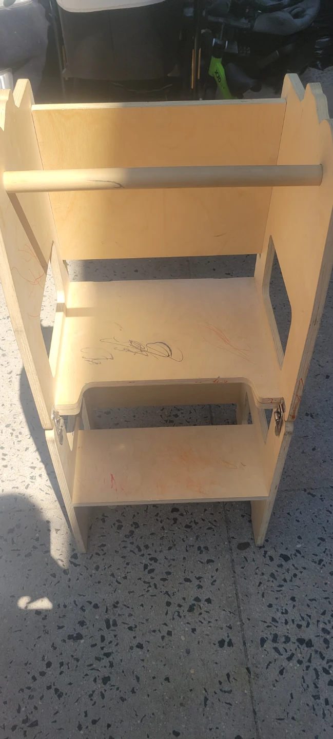 Wooden Learning Tower with Chalkboard - photo 3