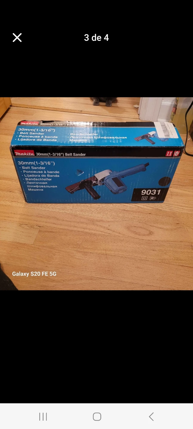 Makita 30mm Belt Sander & Ingersoll Rand 8" Sander - photo 3