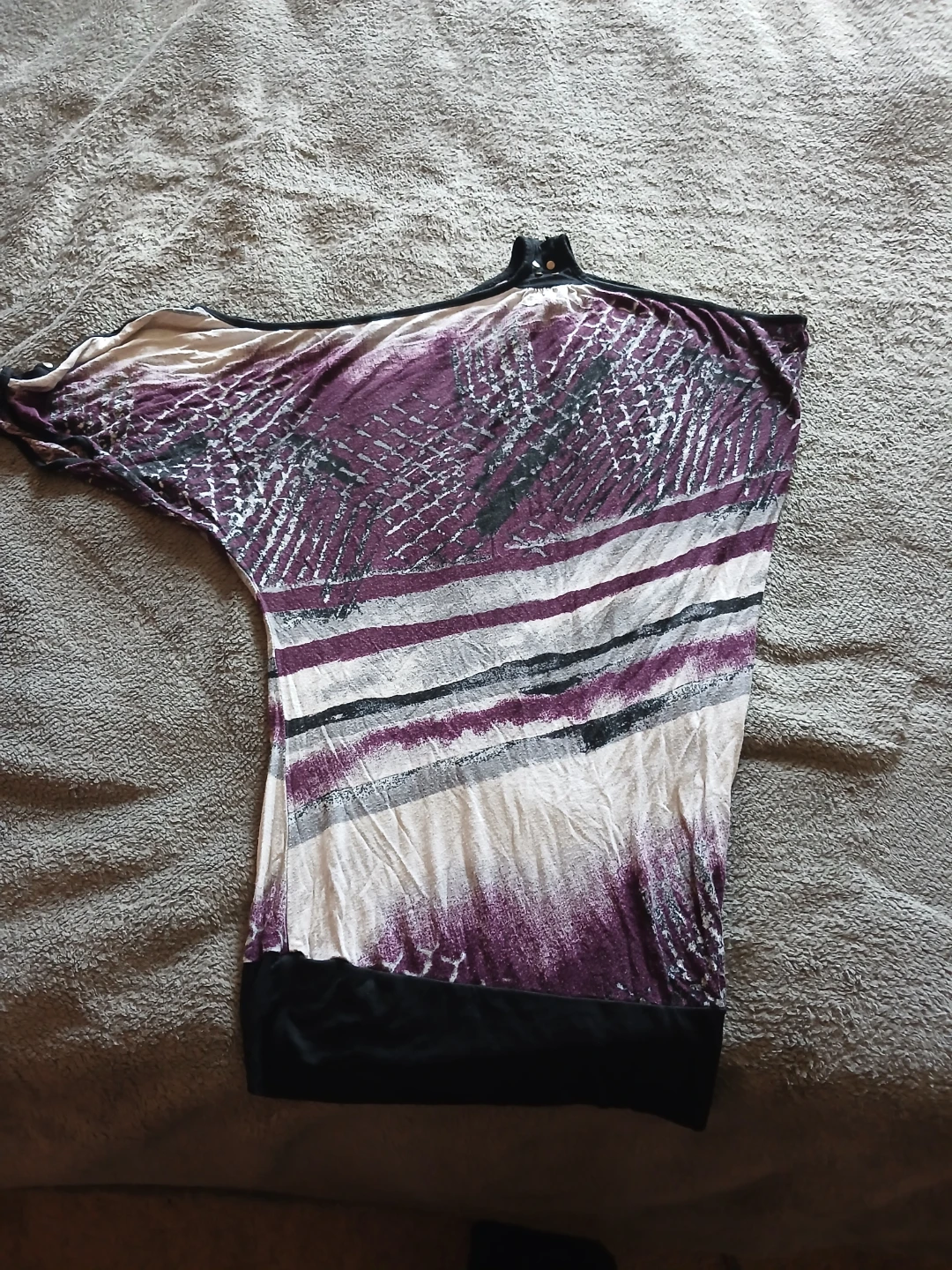 Women's Striped Off-the-Shoulder Top