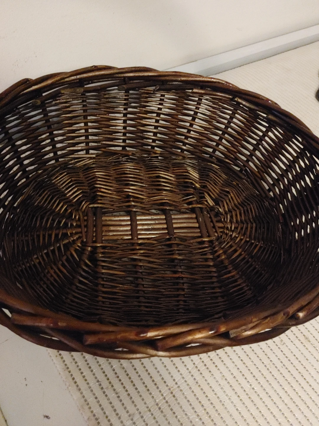 Wicker Basket with Handle - photo 2
