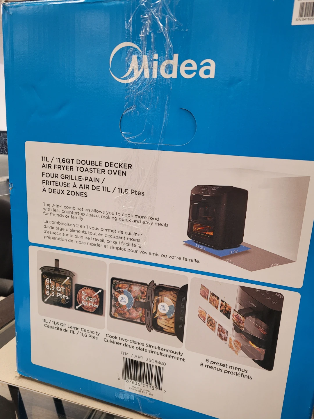 Midea 11L Double Decker Air Fryer Oven - photo 4