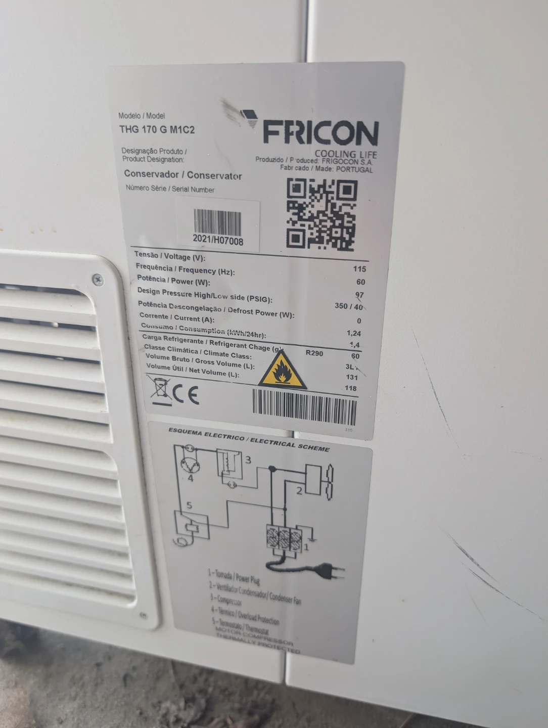 Fricon Chest Freezer THG 170 G M1C2 - photo 4