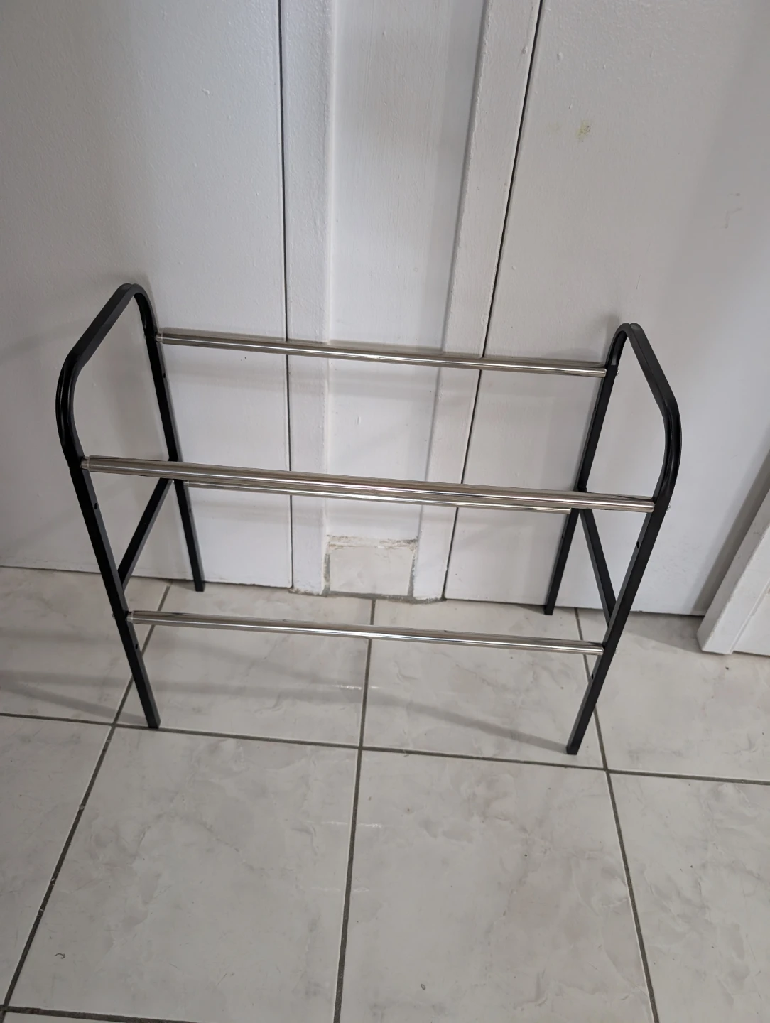 3-Tier Metal Shoe Rack