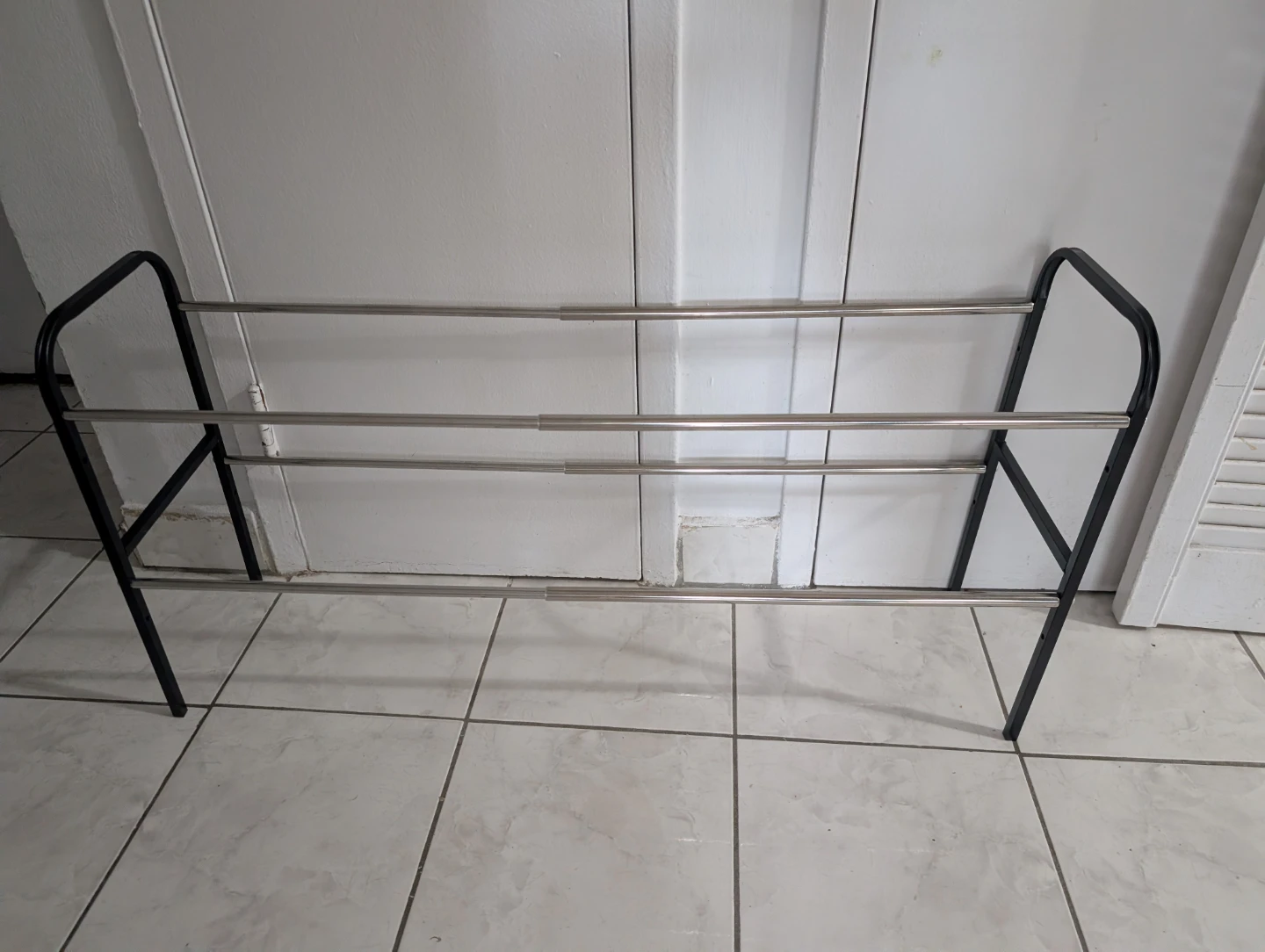 3-Tier Metal Shoe Rack - photo 2
