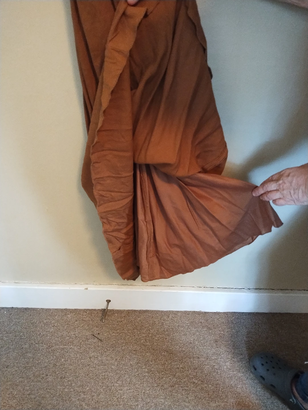 Metrostlye Brown Beaded Maxi Dress Size 10 - photo 4