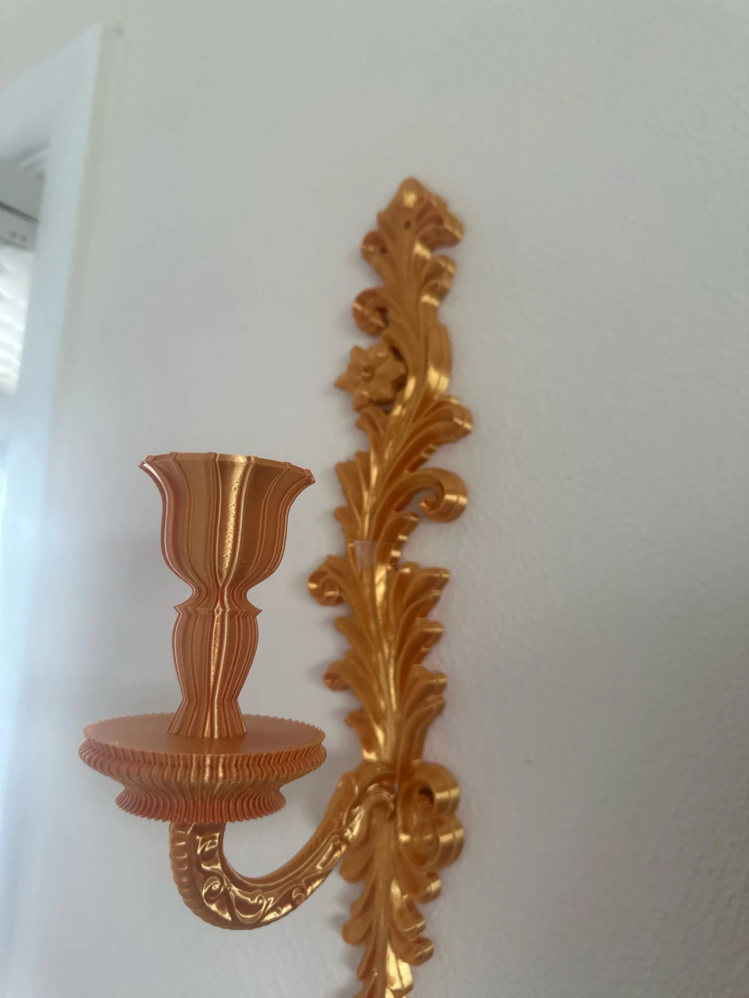 Ornate Wall Sconce Candle Holder pair - photo 2