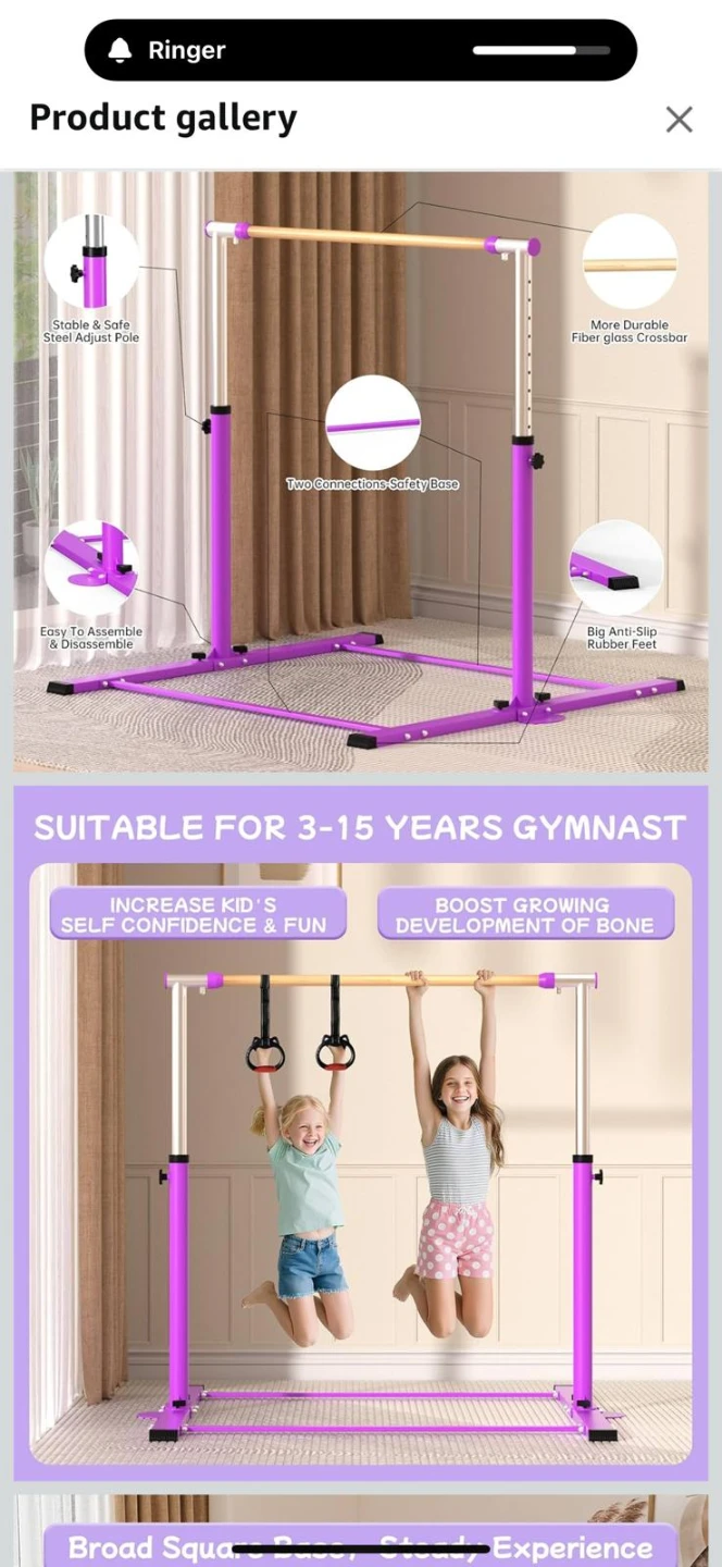 Kids Gymnastics Bar - photo 3