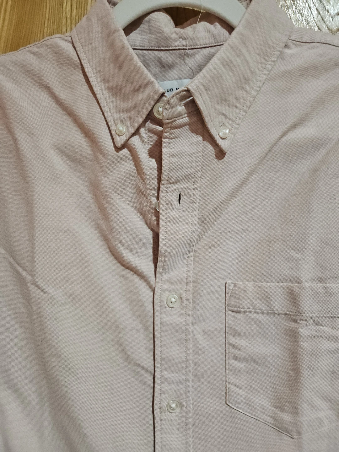 Club Monaco Slim Fit Short Sleeve Button-Up Shirt - Pink - M/M - photo 2