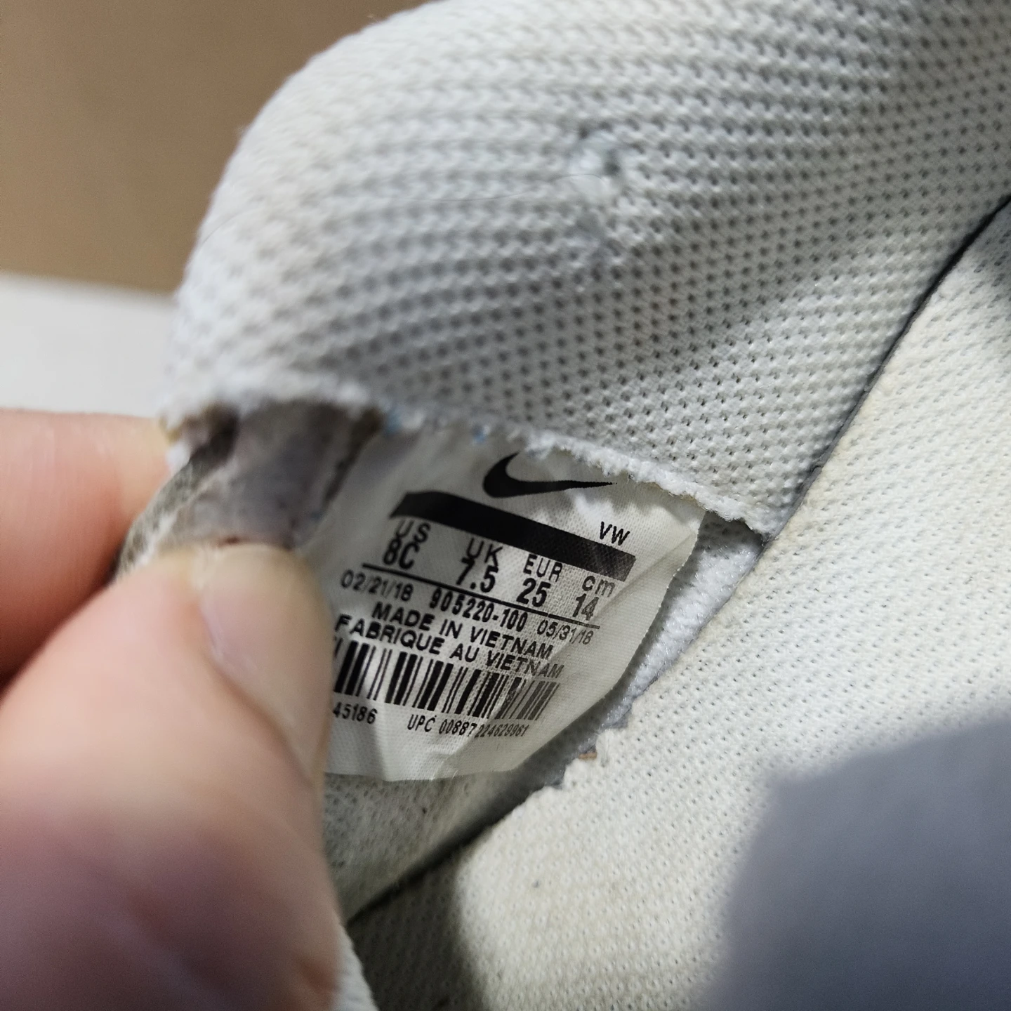 Toddler Nike Air Force 1 Shoes Size 8C White - photo 3