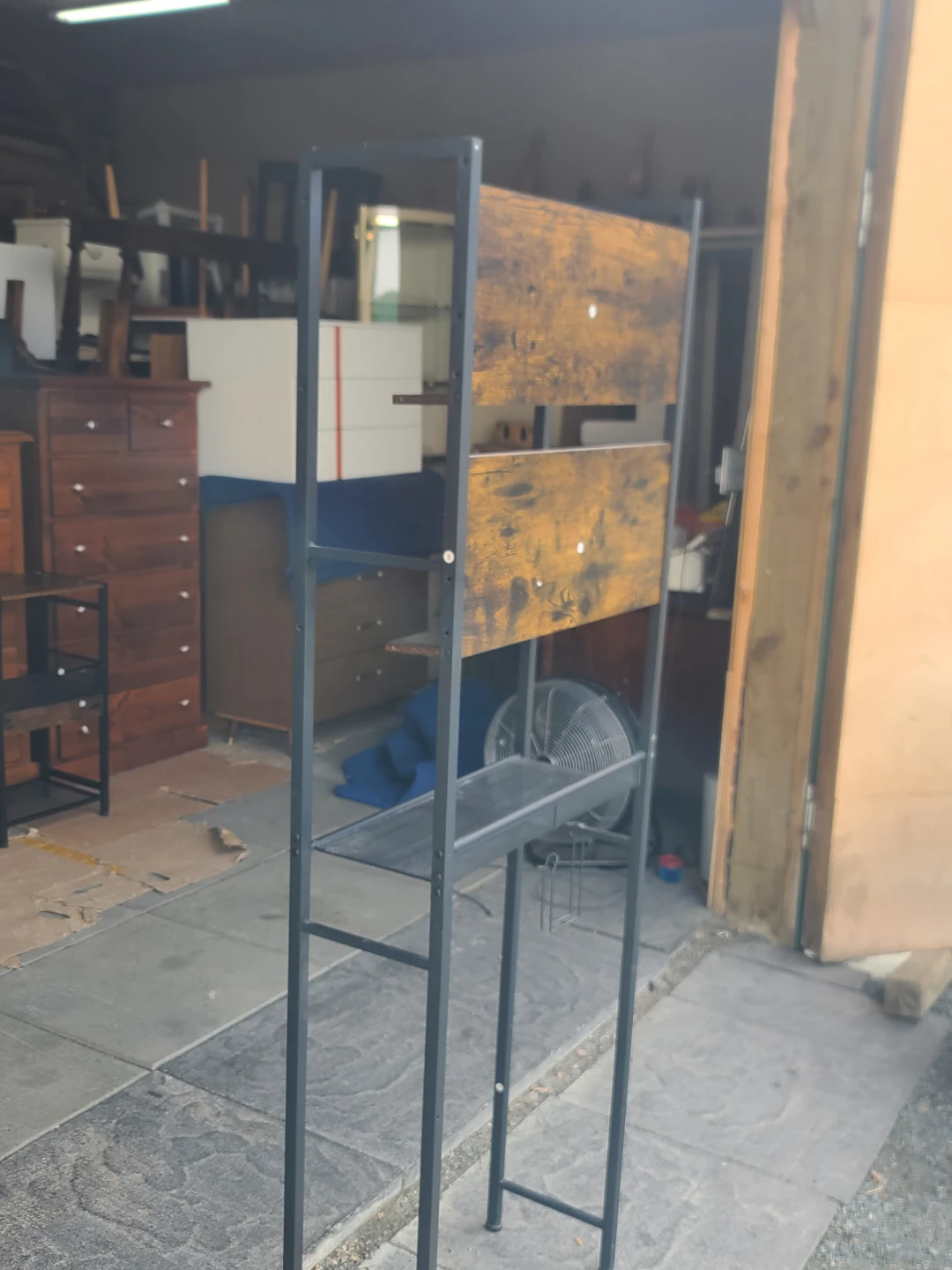 Industrial Style 3-Tier Shelf Unit - photo 5