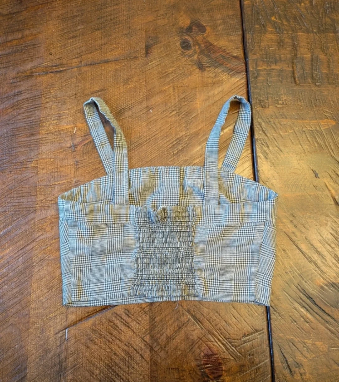 Plaid Crop Top - Size M - photo 2