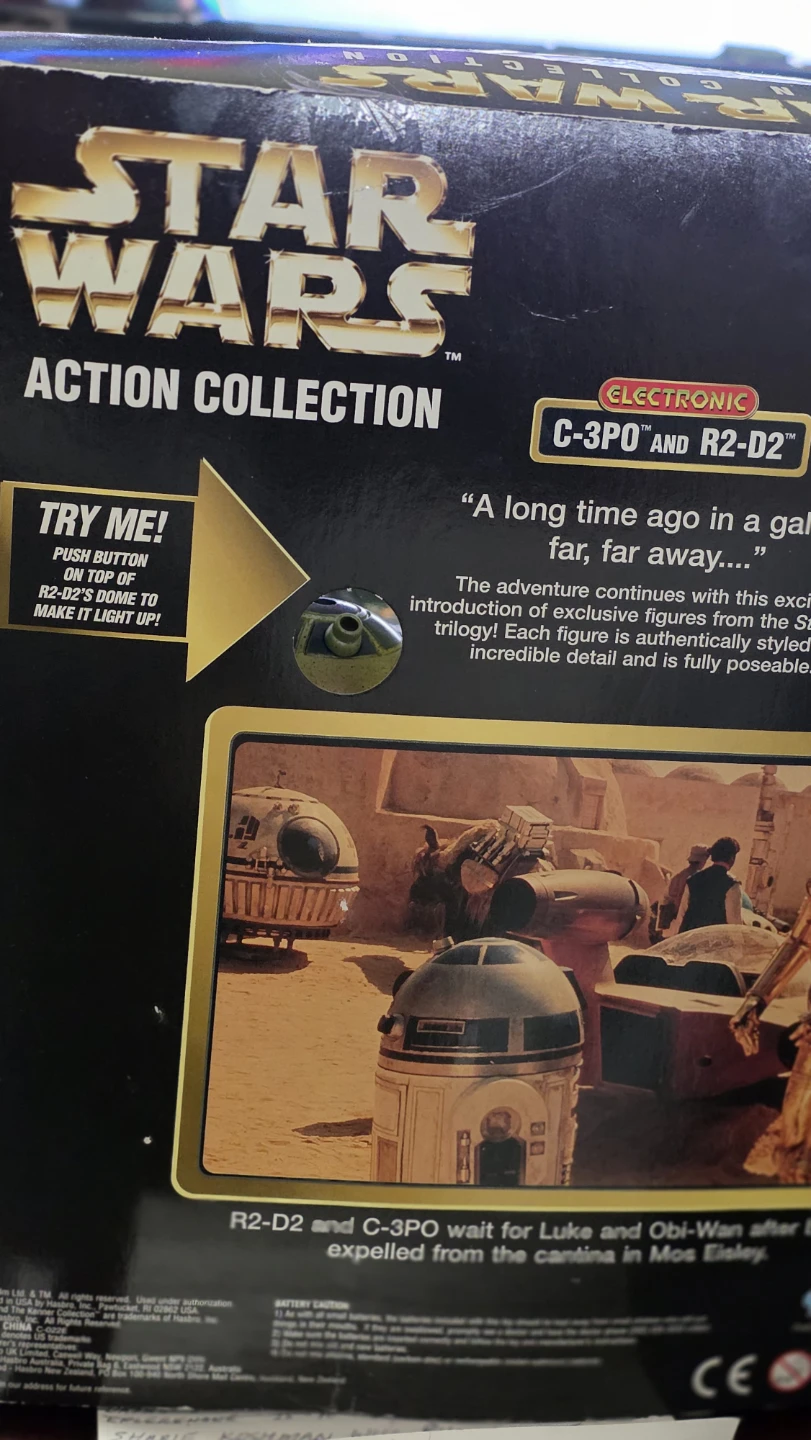 Star Wars Action Collection Electronic C-3PO & R2-D2 Figures - photo 2