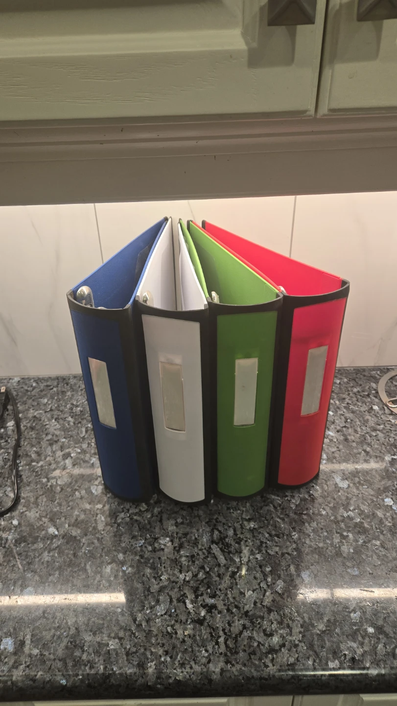 Binder Collection - Red, Blue, Green, White