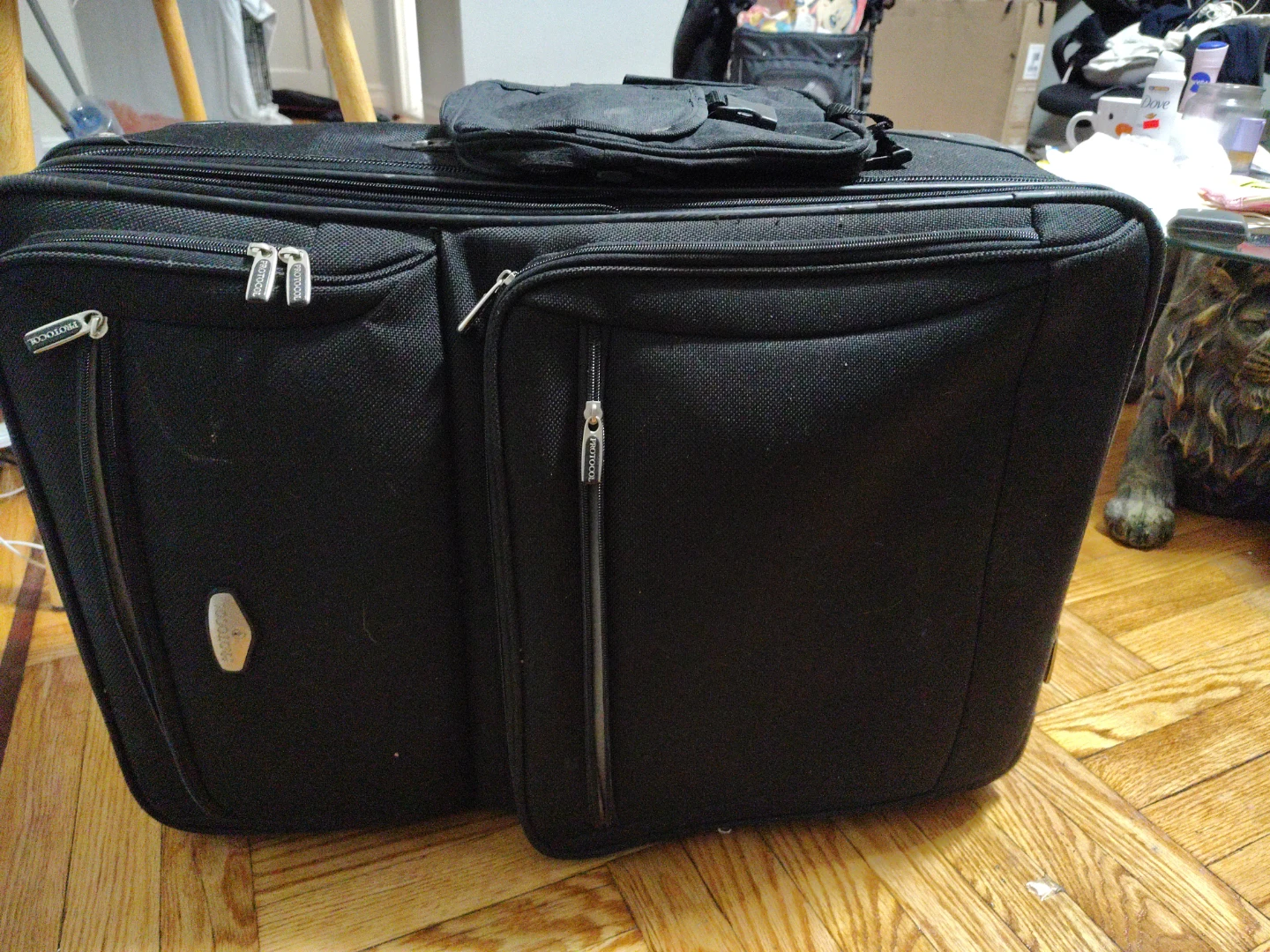American Tourister Black Rolling Luggage Suitcase - photo 2