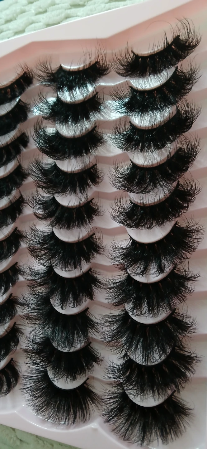 20 Pairs of Eyelashes Set with Adhesive and Tools - photo 2