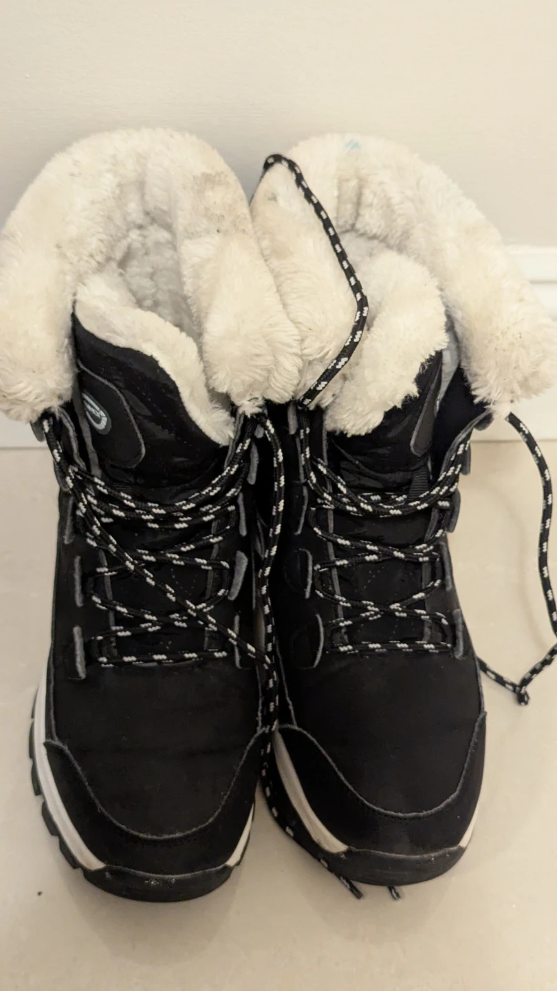 Black Winter Boots with Fur Lining - photo 3