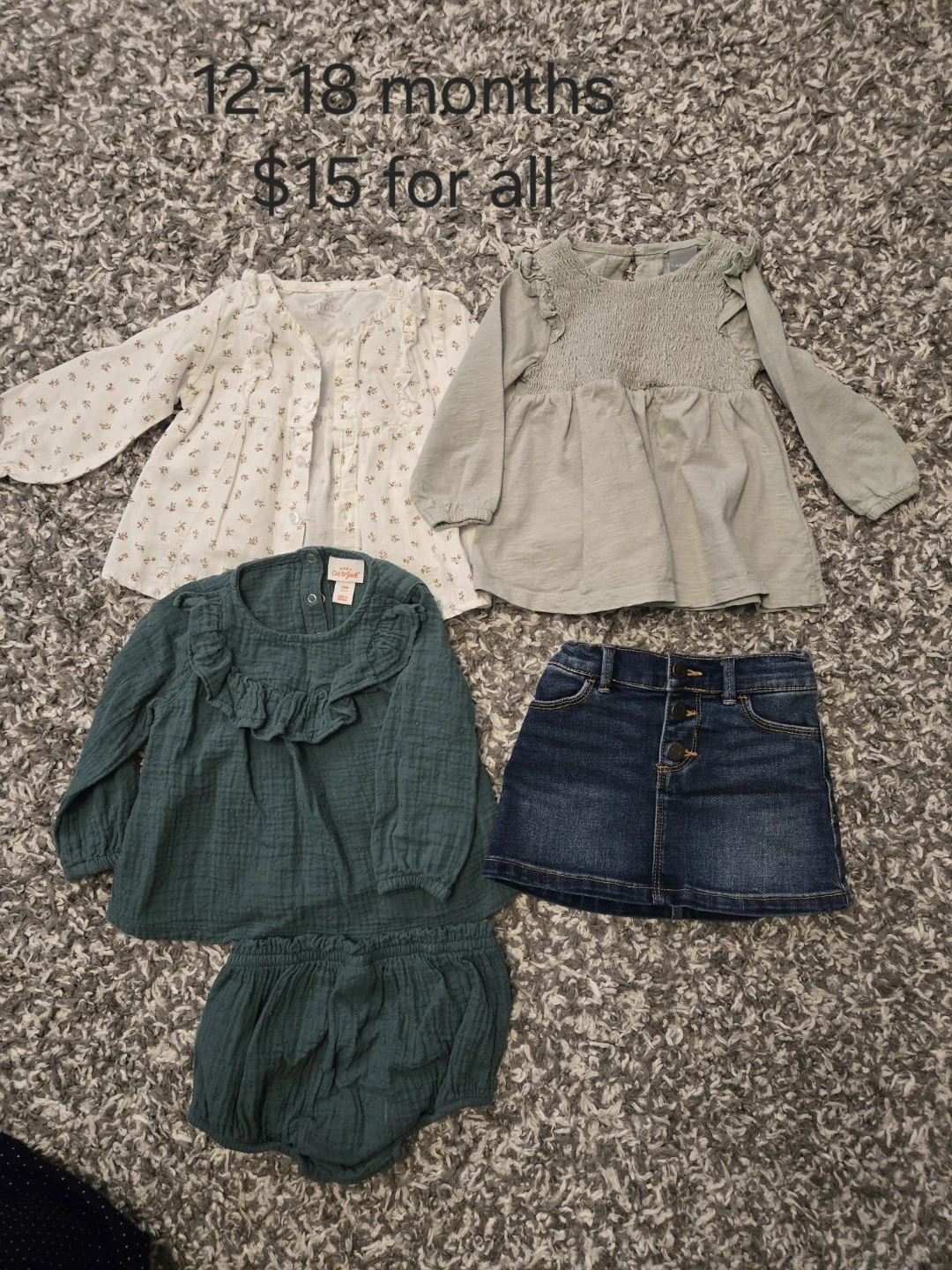 12-18 months baby girl clothes