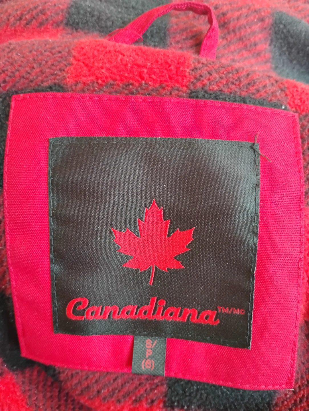 Canadiana Kids Red Winter Parka with Faux Fur Hood - Size 6 - photo 5