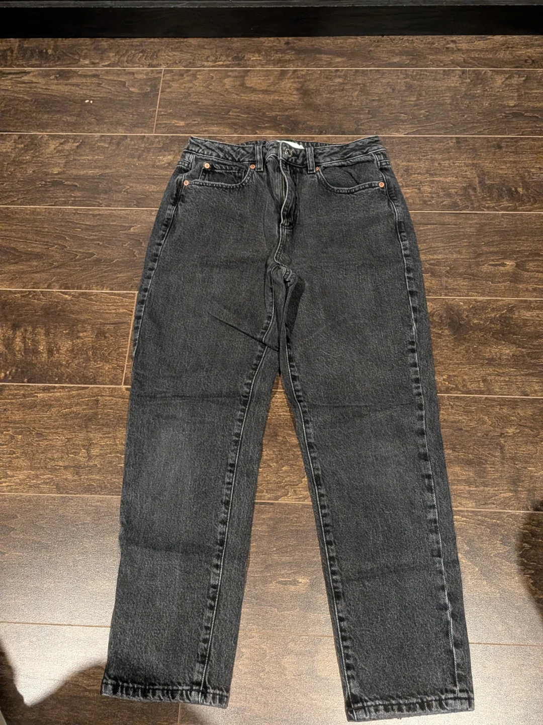 Garage Denim Mom Jeans - Size 28 - Black