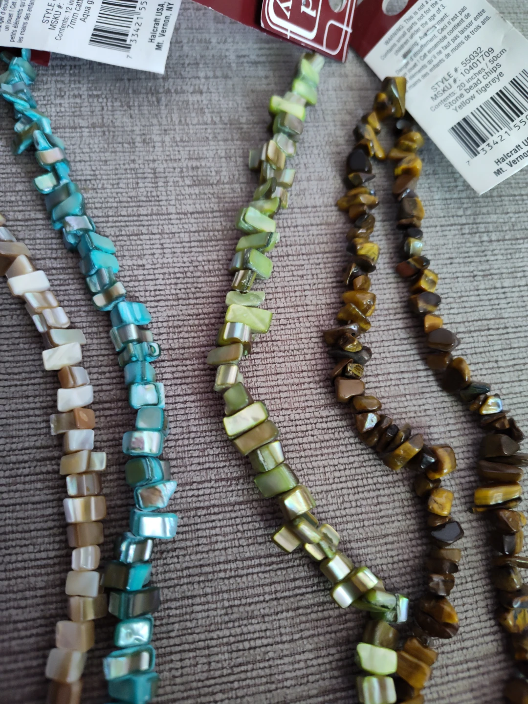 Bead Gallery Assorted Gemstone & Shell Bead Strands