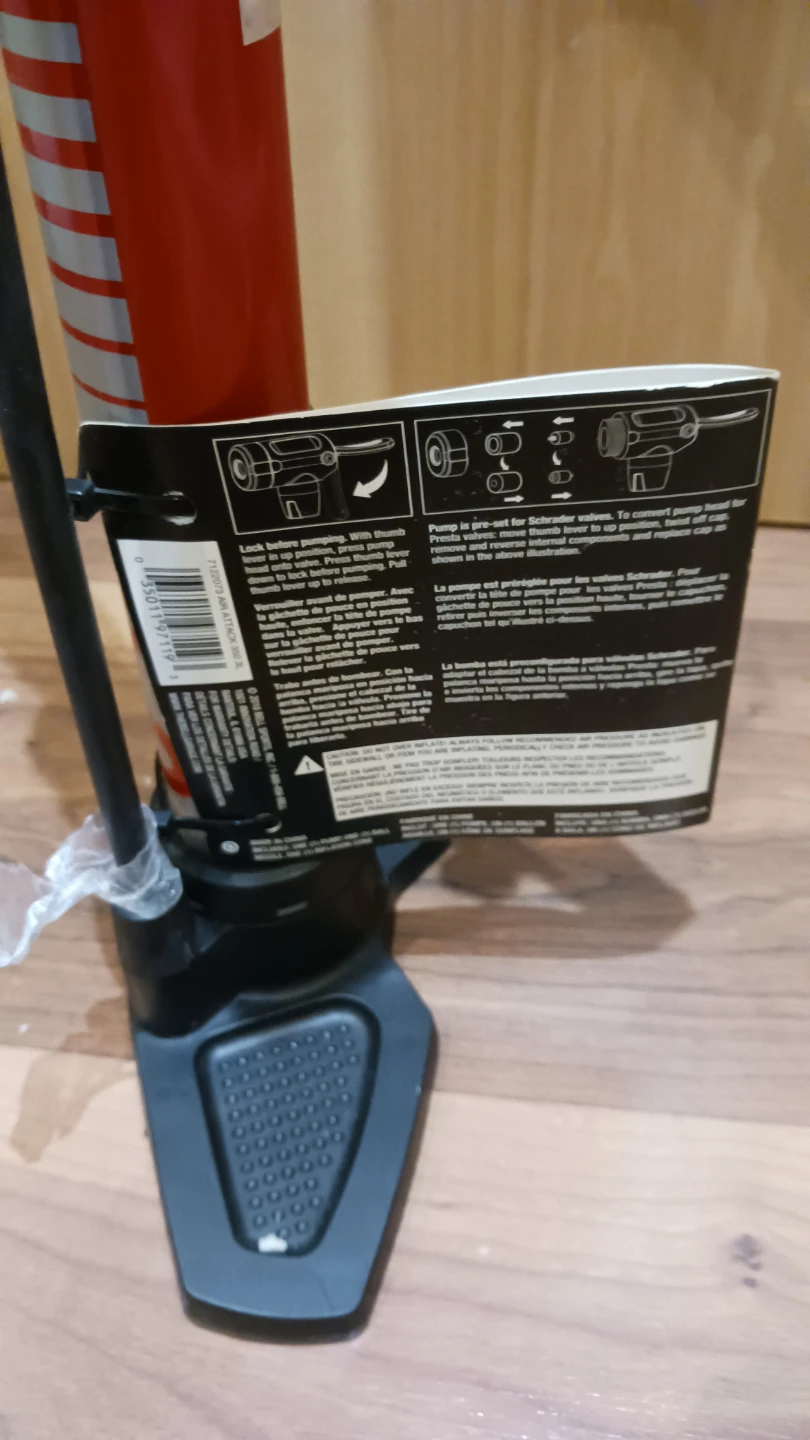 Bell Air Attack 350 High Volume Floor Pump - photo 4