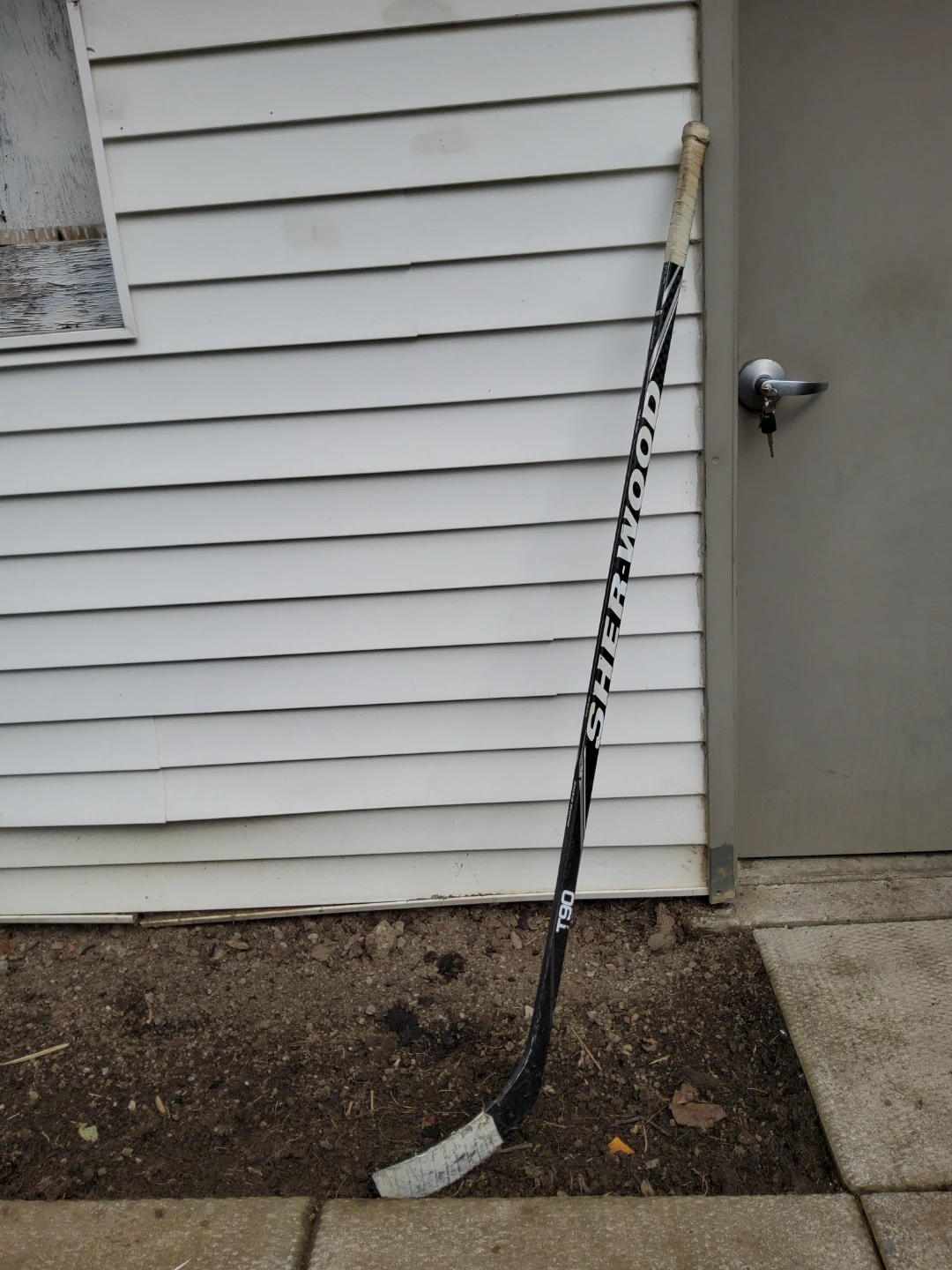 Broken hockey stick