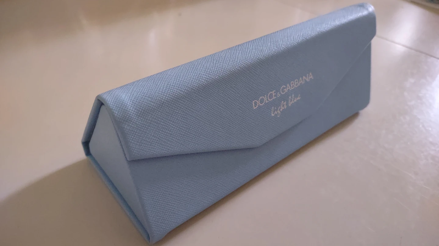 Dolce & Gabbana Light Blue Eyeglass Case