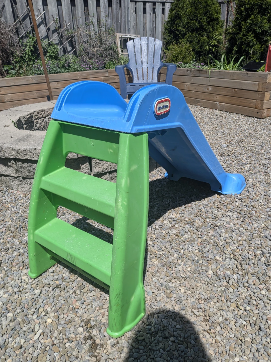Little Tikes Blue and Green Foldable Slide - photo 5