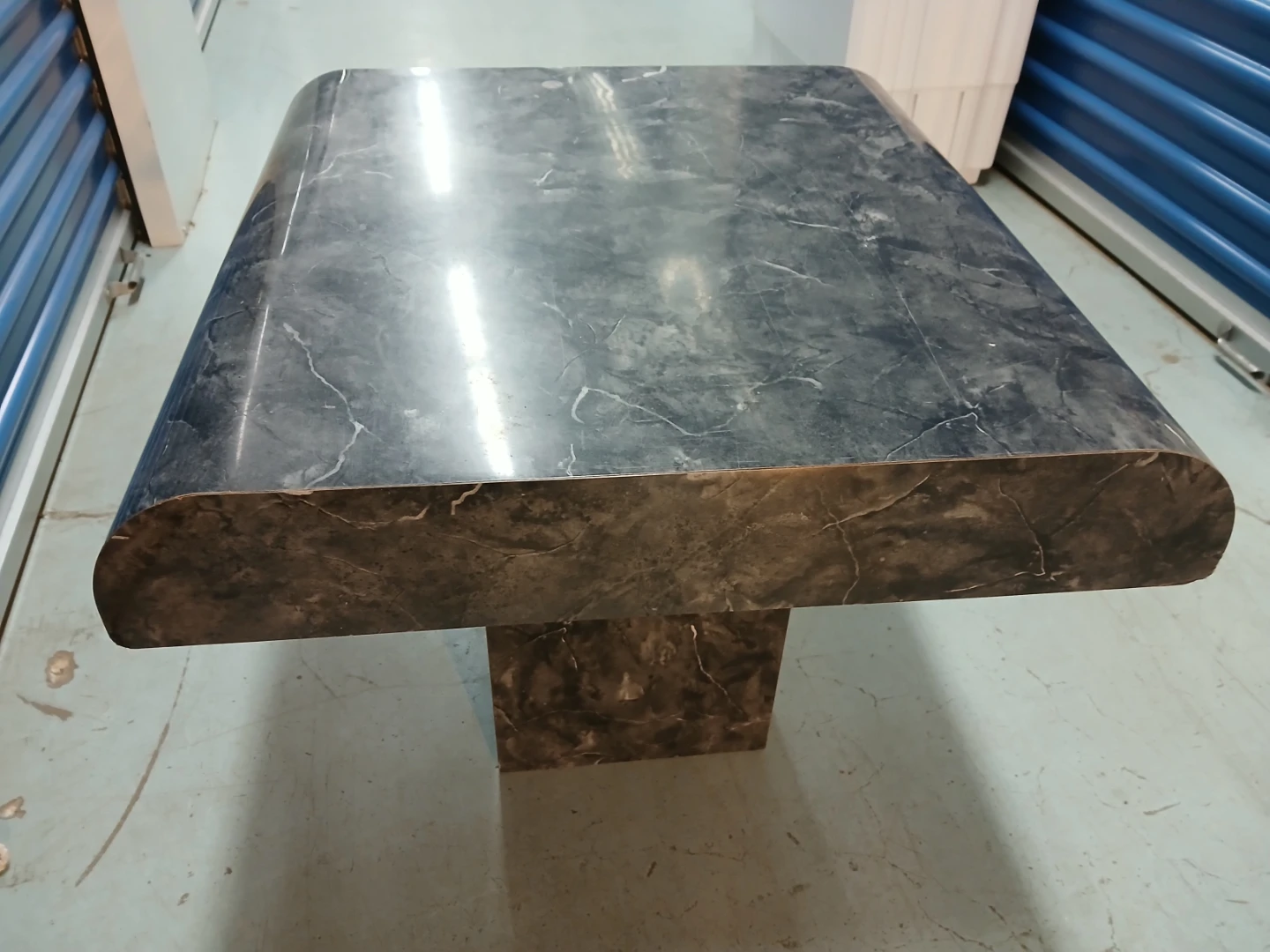 Marble Top Pedestal Side Table - photo 5