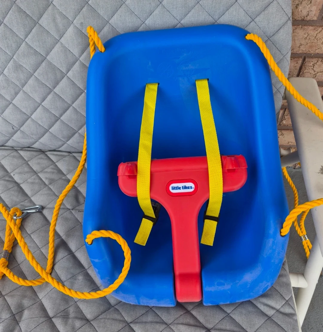 Little Tikes Blue and Red Baby Swing