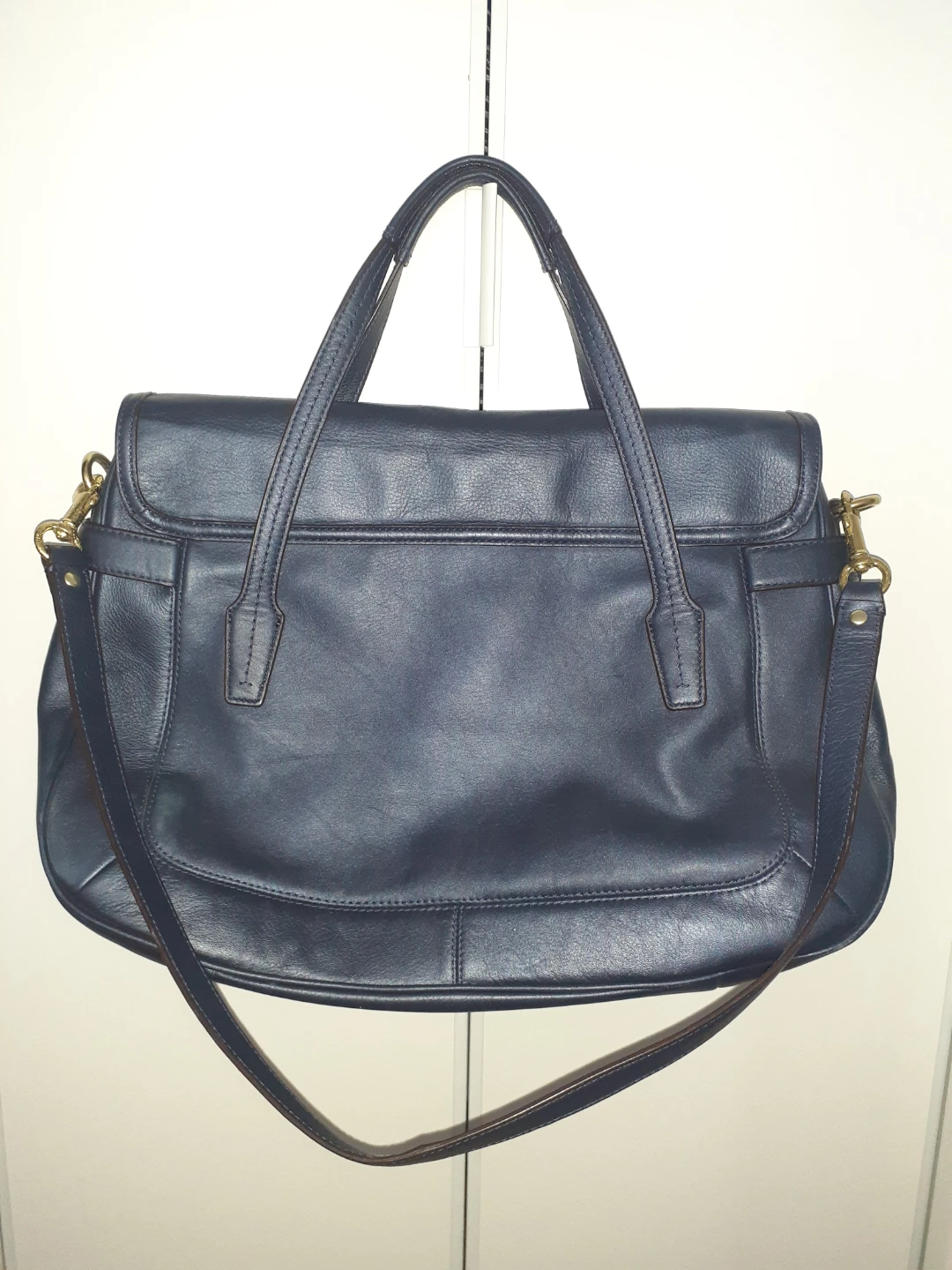 Coach Leather Bag-Elegant Blue/ Excellent condition - photo 3