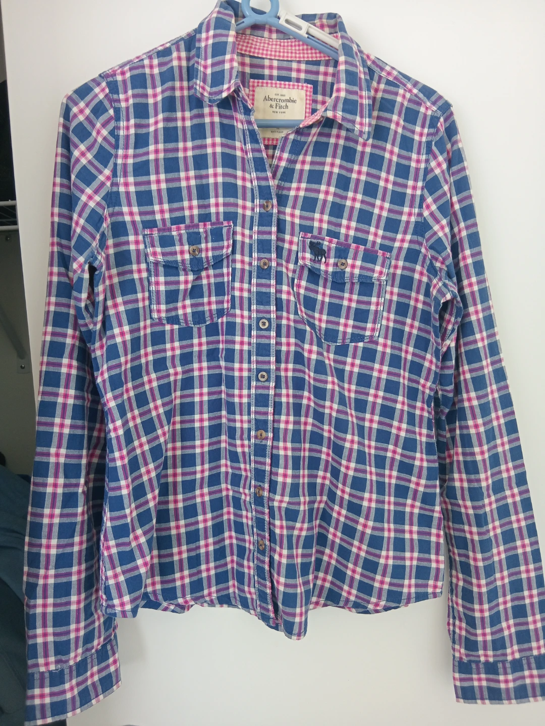 Abercrombie & Fitch Plaid Button-Up Shirt