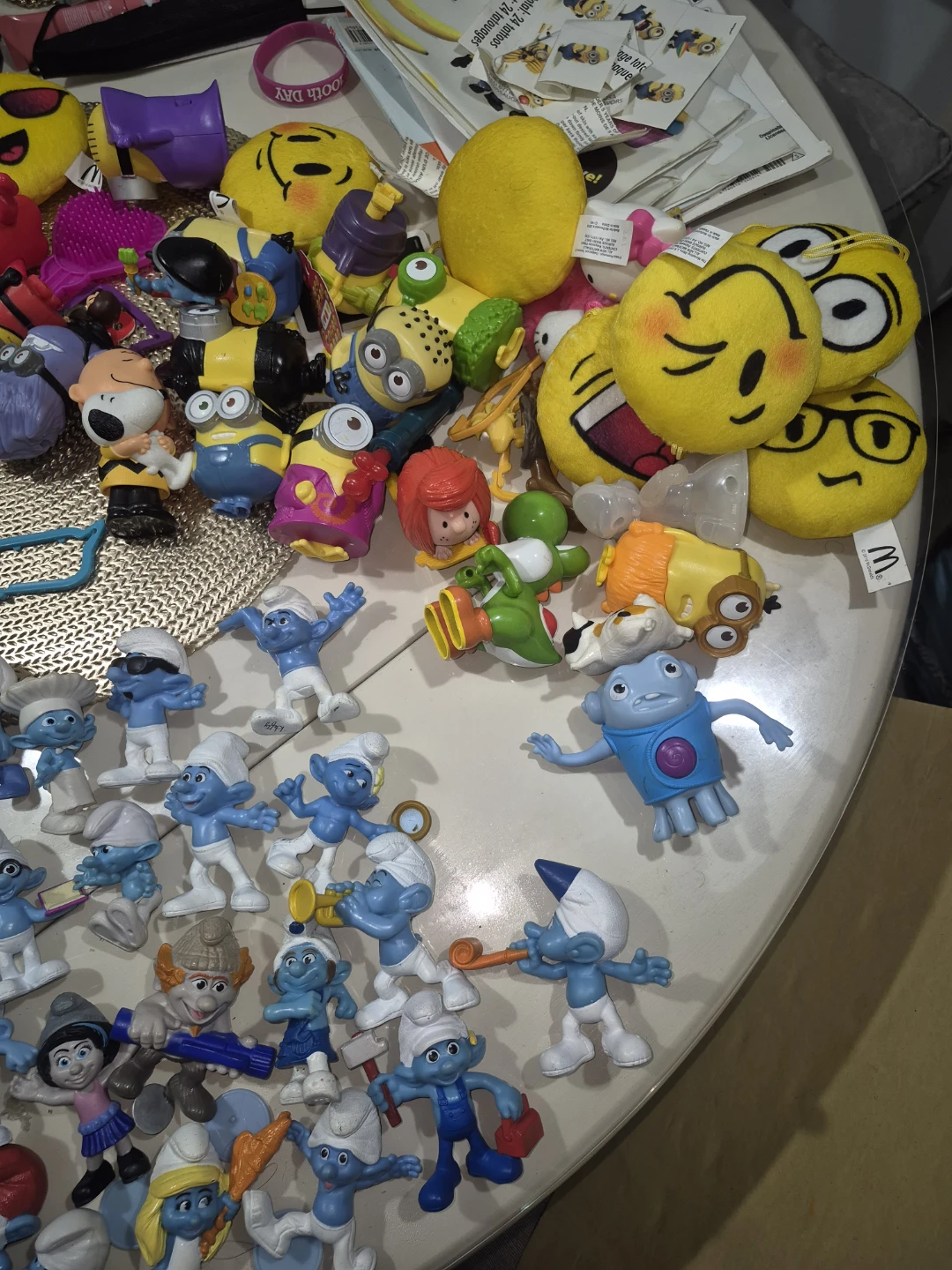 Assorted Minions, Smurfs, and Emoji Toys - photo 5