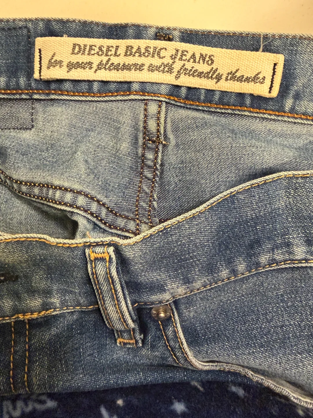 Diesel Industry Vintage Blue Bootcut Jeans Size 32 - photo 3