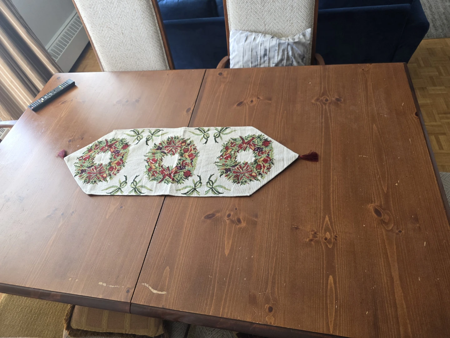 Wooden Dining Table with 4 Chairs - photo 4