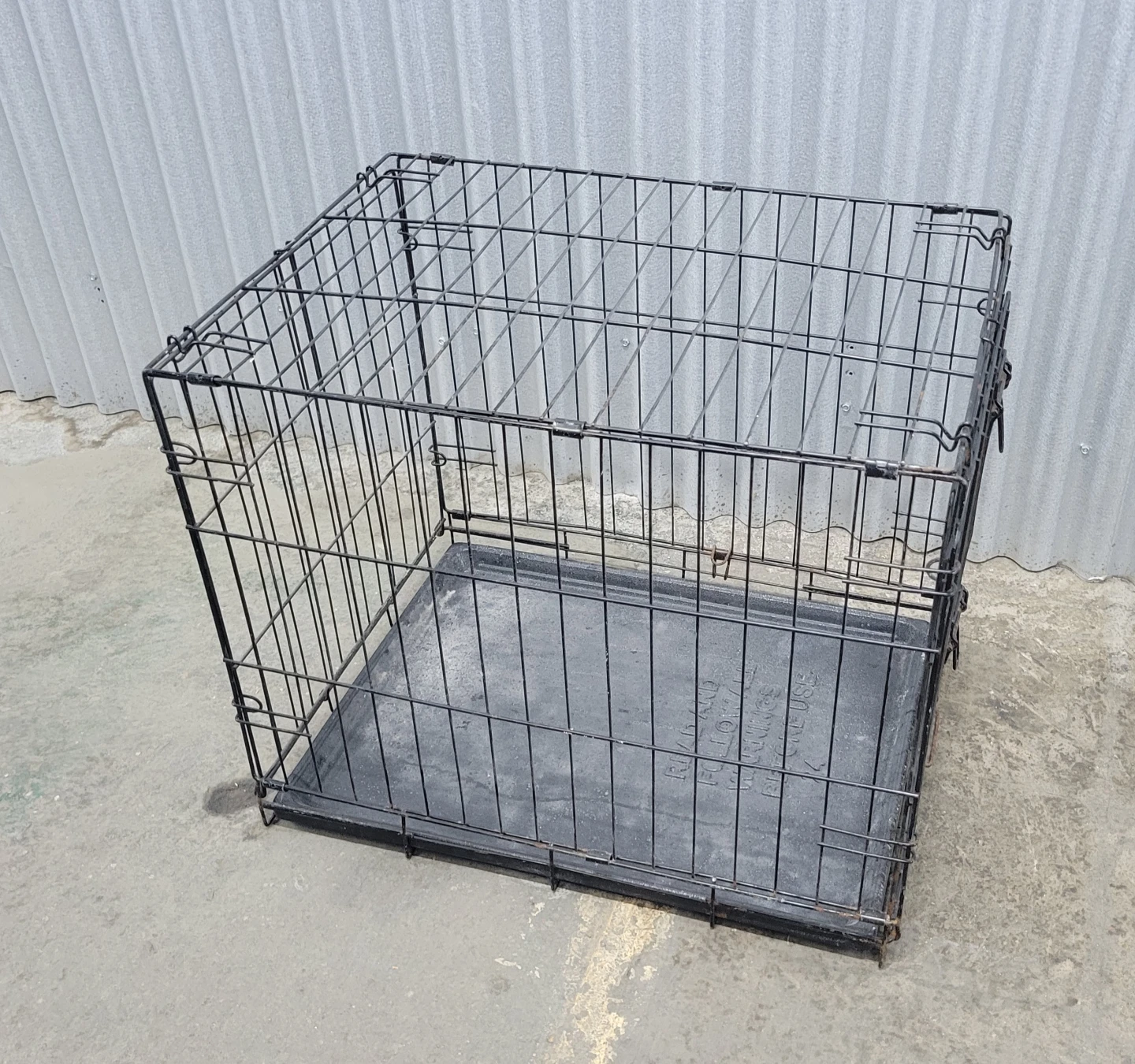Pet Carrier Dog Crate with Tray