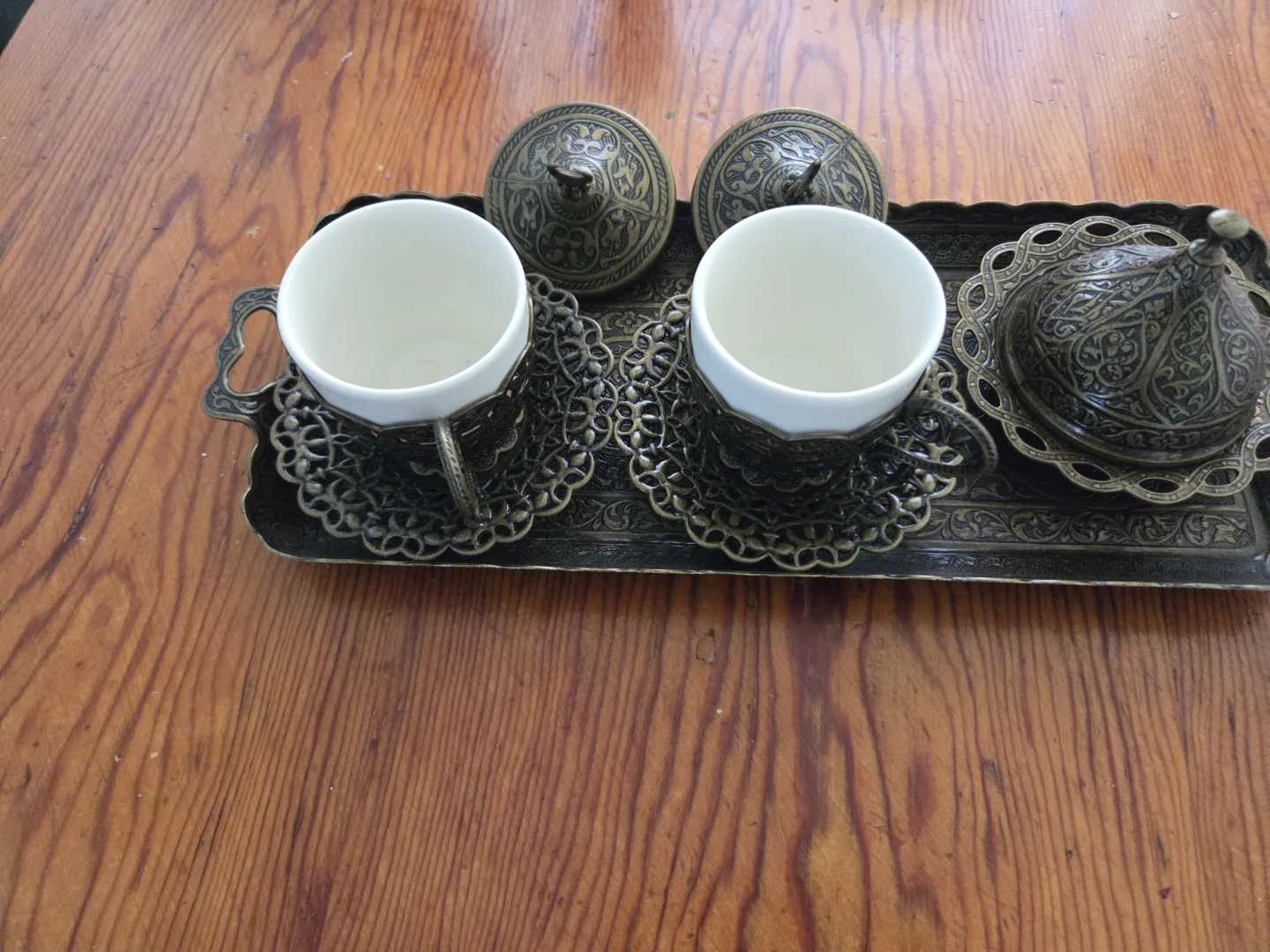 Turkish Coffee Cup Set with Tray - photo 2