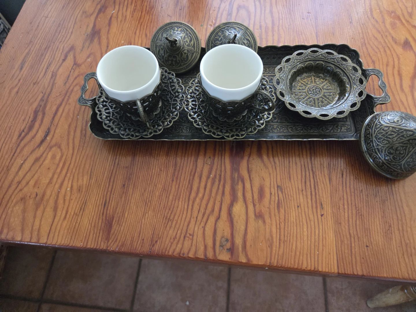 Turkish Coffee Cup Set with Tray - photo 3