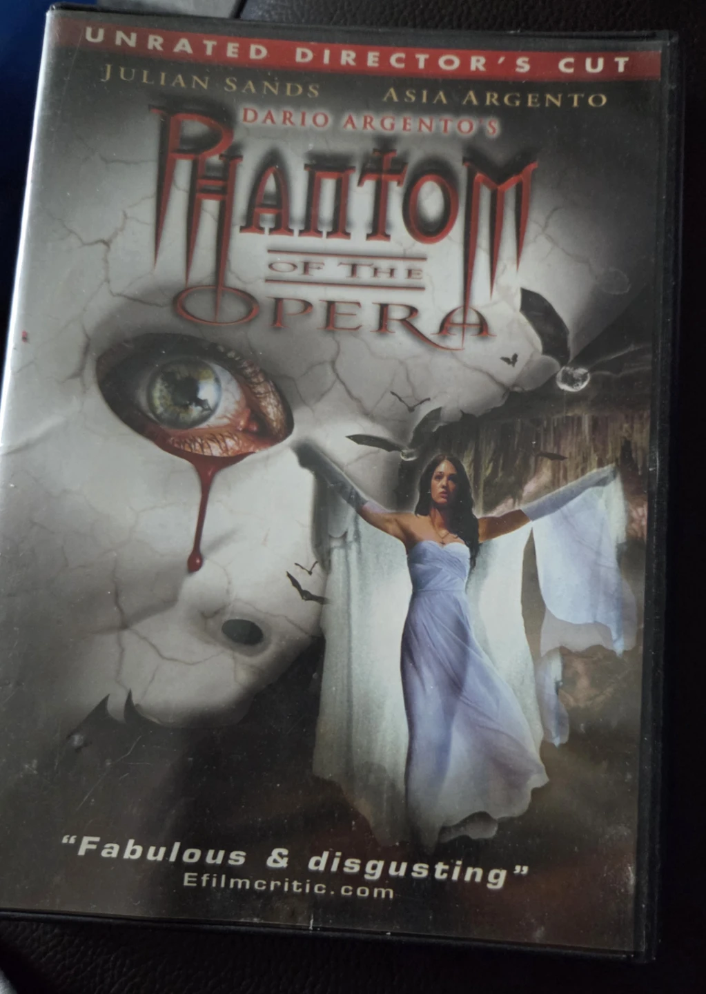 Dario Argento's Phantom of the Opera DVD
